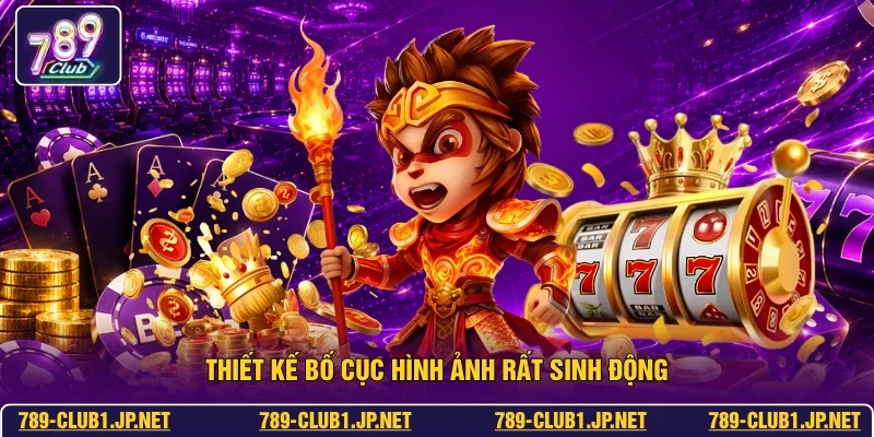 Thiết kế bố cục hình ảnh rất sinh động